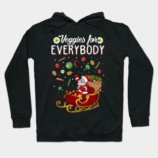 Veggies For Everybody Christmas Ugly Sweater Hoodie